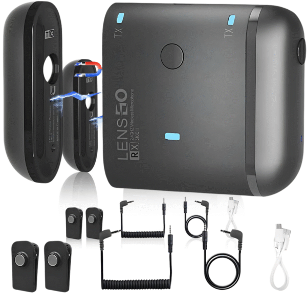 LensGo 318C II Dual Wireless Microphone