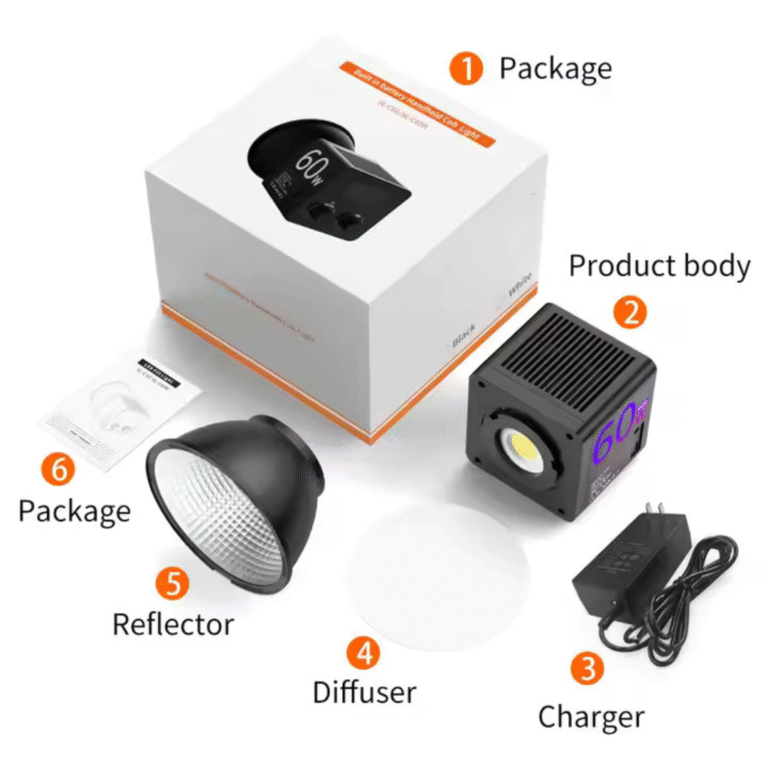 Mamen SL-C60R RGB LED video light for photography and video shooting price in Pakistan