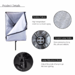 Professional 4-Bulb Holder Light Kit with 50x70 Softbox Price in Pakistan for Photography and Video Production
